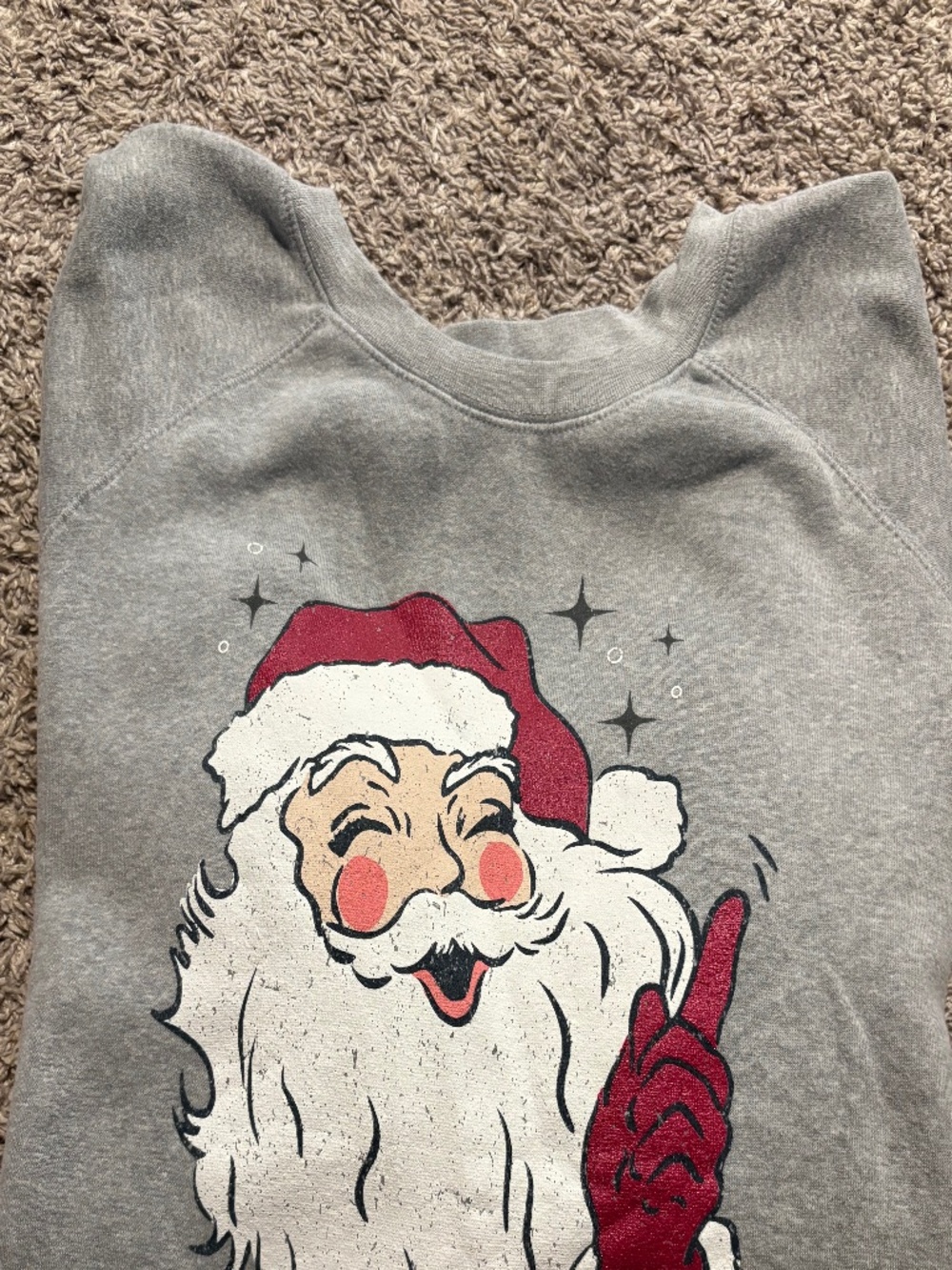 Living Fully Co Santa Sweatshirt